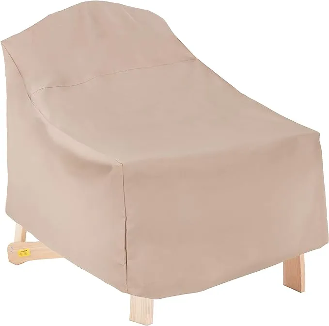  Chalet Patio Adirondack Chair Cover, 31.5&#034; L x 33.5&#034; W x 36&#034; H, Beige 1 Pack