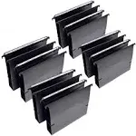 Ultimate Office MagniFile Extra-Capacity Hanging File Folders, 2" Box-Bottom, Letter size, Feature Wrap-Around Bungee Security Cord (Set of 8)