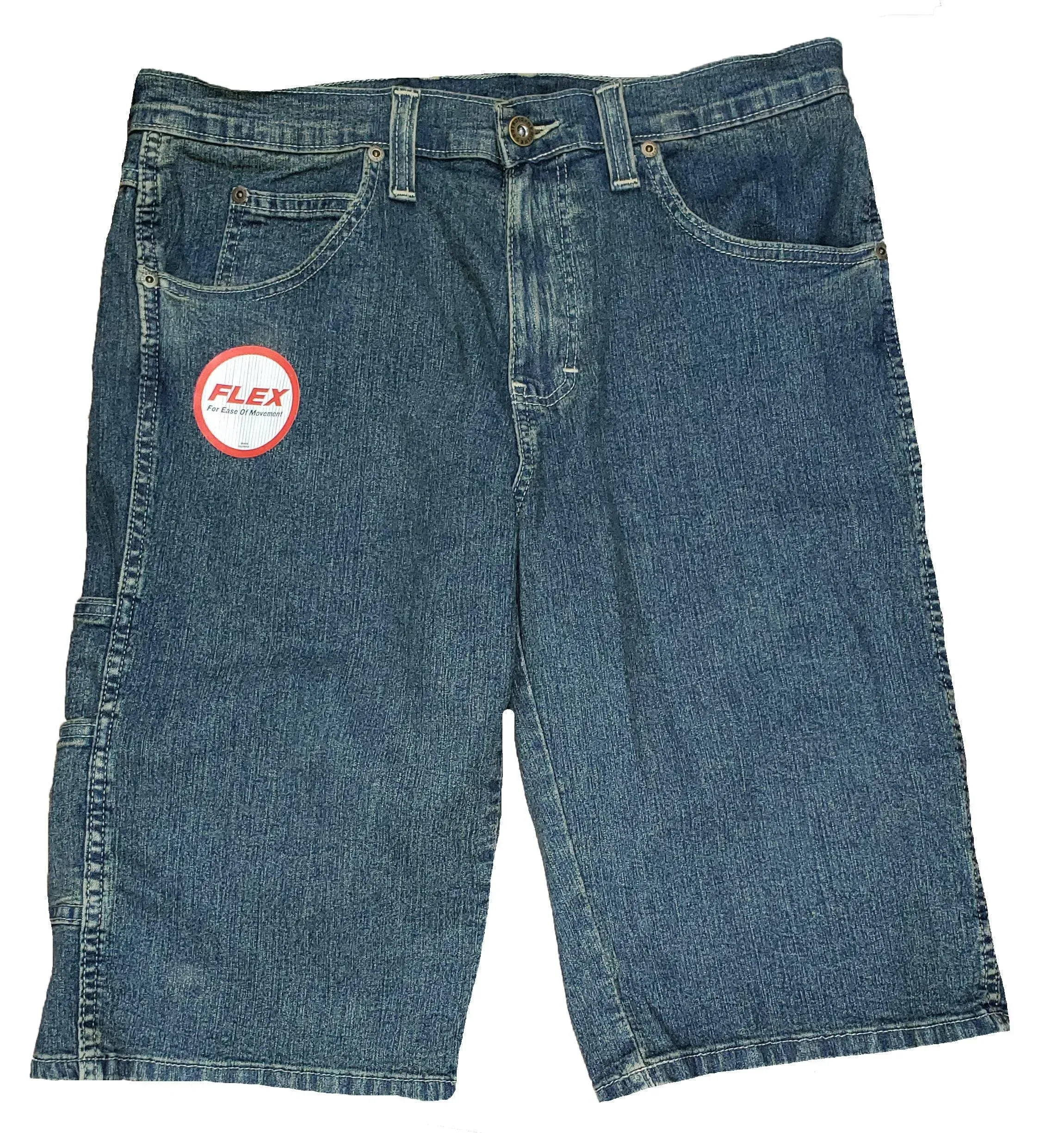 Genuine Dickies Mens 13&#034; Flex Denim Utility Short