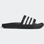 Adidas Adilette Comfort Slide Sandals - Black/White - 13