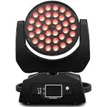 Moving Head Light LED 36X18W Wash Zoom Effect (15-90 Degree) DJ Lights RGBWA+UV 