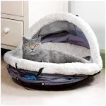 Bear Bear Pet Nest & Go Pet Bed & Carrier, Gray