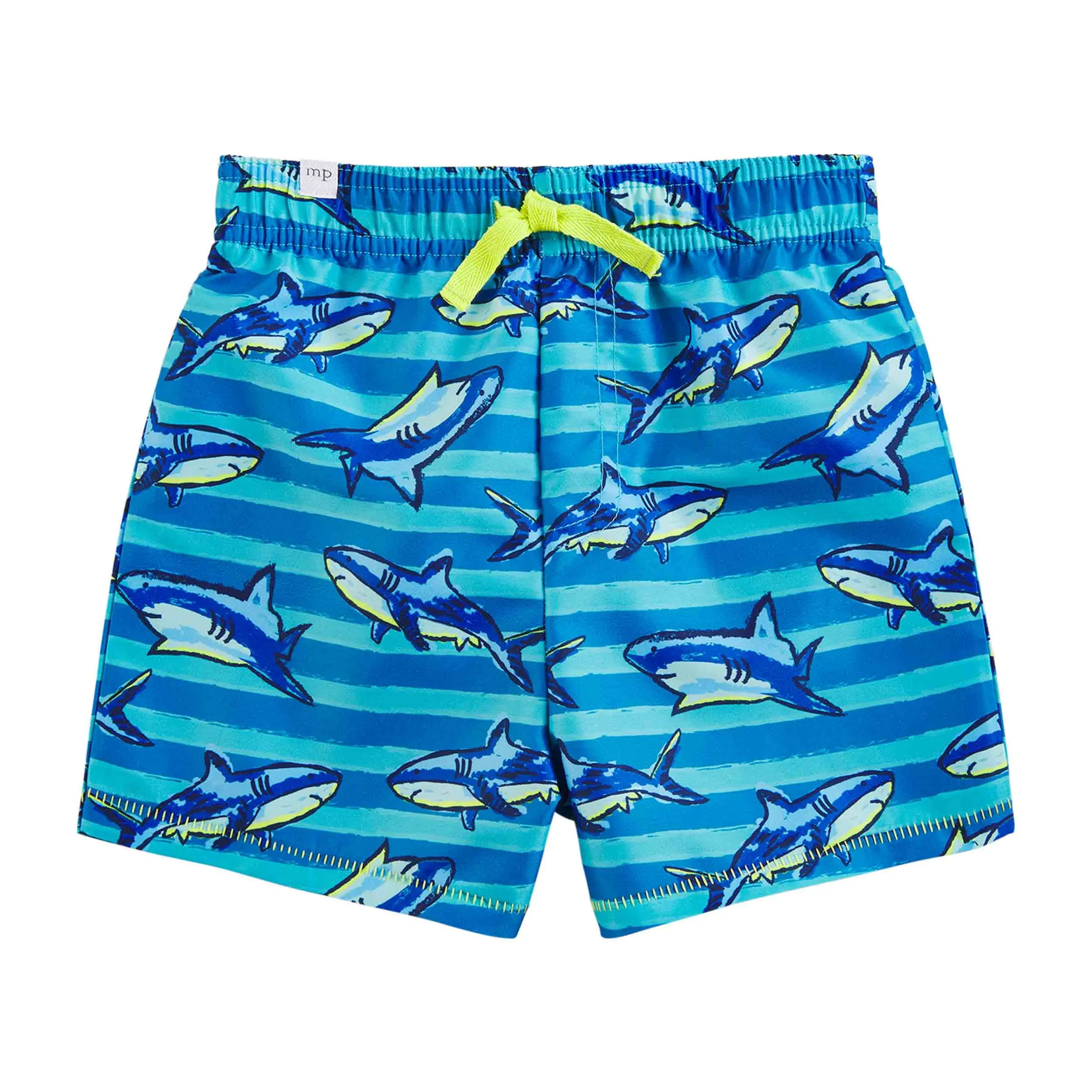 Mud Pie Shark Blue Swim Trunks