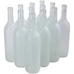 FasTrack Frosted Bordeaux Wine Bottles