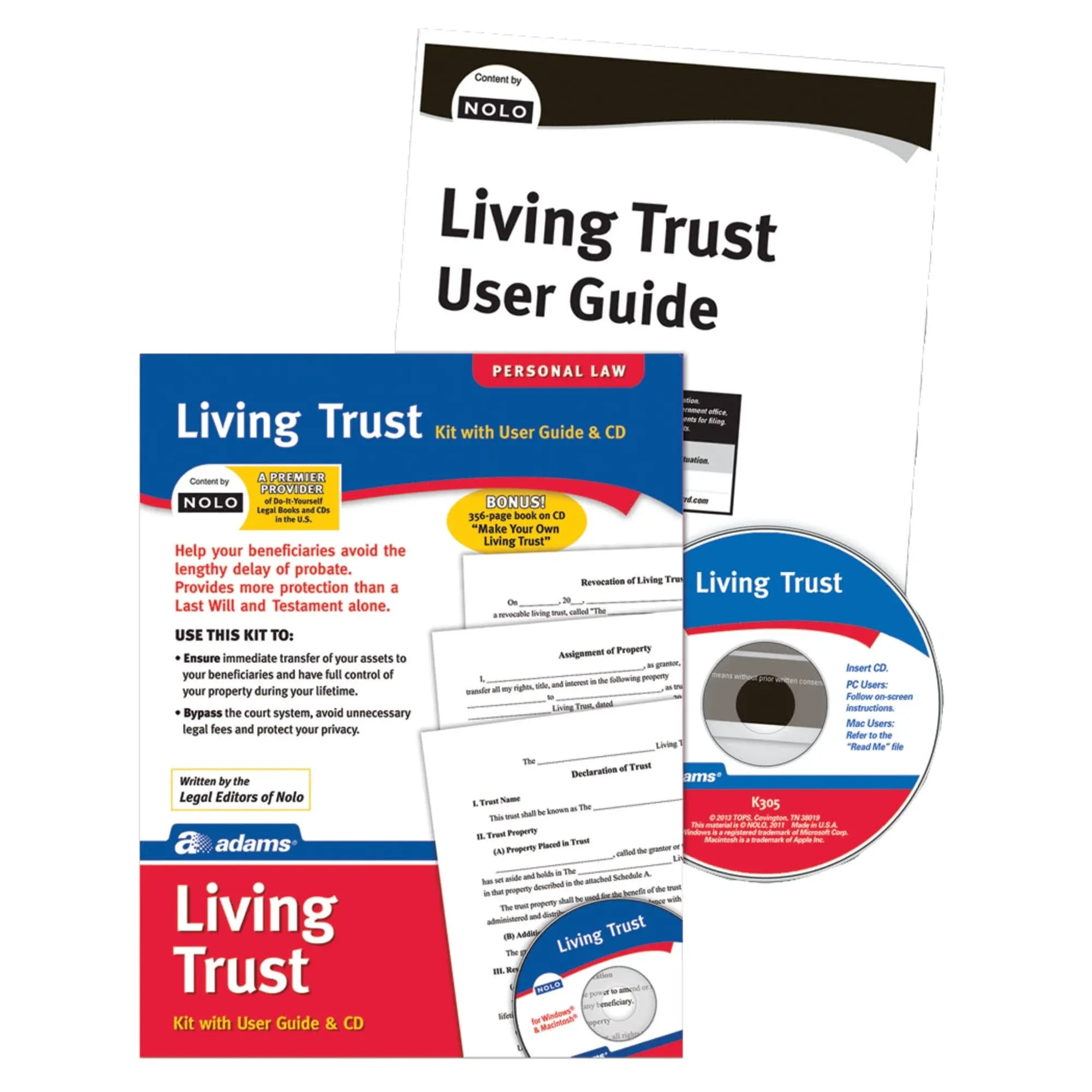 Adams Living Trust Kit K305