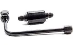 Edelbrock Performer &amp; Thunder Series Carburetor Black Fuel Line with Black 6AN Fuel Filter,81343