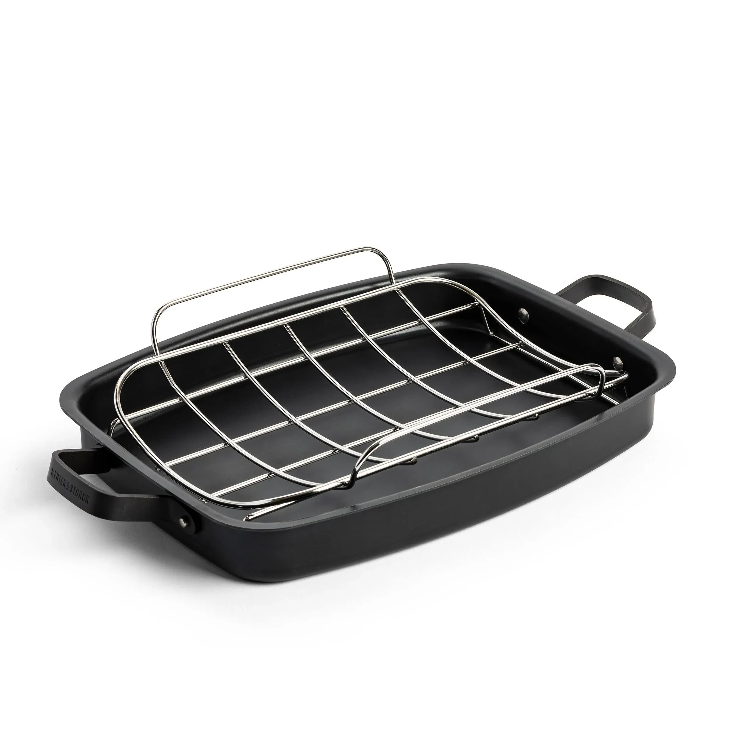 Merten & Storck Carbon Steel Roasting Pan - Black