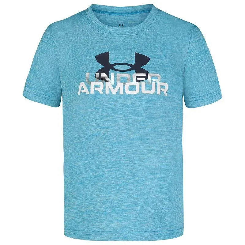 Boys 4-7 Under Armour Faded Wordmark Logo Short Sleeve Graphic Tee