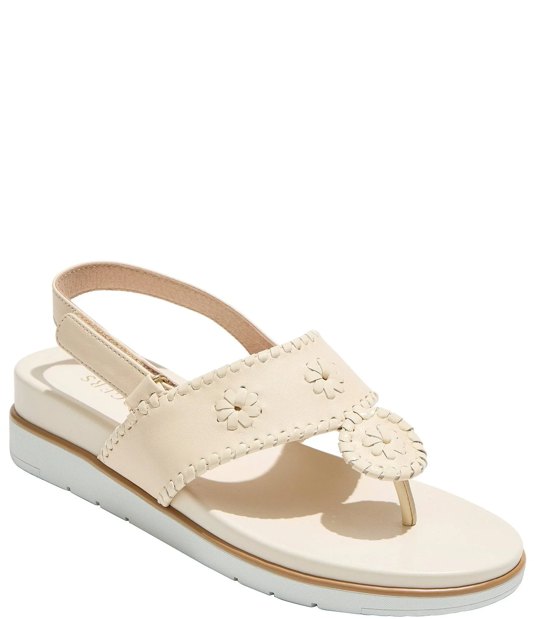 Jack Rogers Jacks Weekend Slingback Thong Sandals