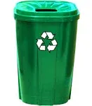 55 gal. Green Recycling Bin