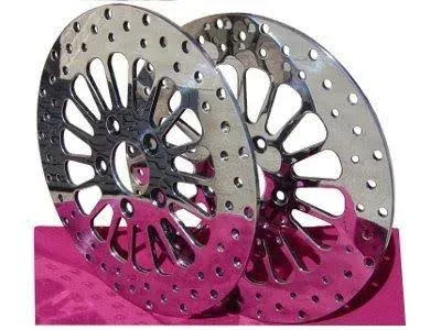 Spoke Front Brake Rotor Pair Parts for Harley Bagger Touring