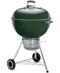 Weber Original Premium Charcoal Kettle Grill Green 22 in.