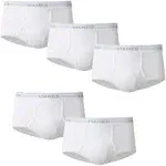 Hanes Men's Tagless White Briefs Large 5 PK