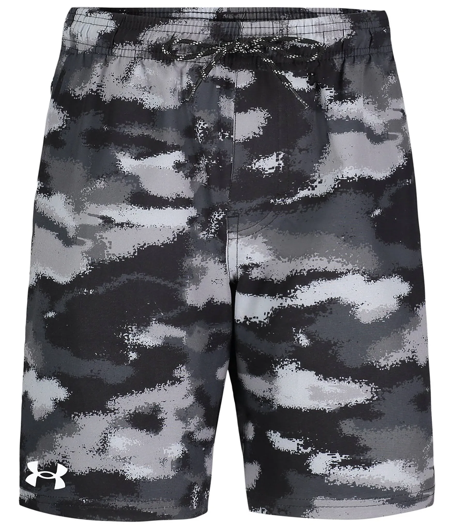 Under Armour Boys 8-20 Camo Stretch Shorts, Black, Medium