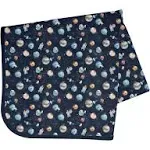 BapronBaby Splash Mat / Large Waterproof Pad to Catch Highchair Mess Outer Space