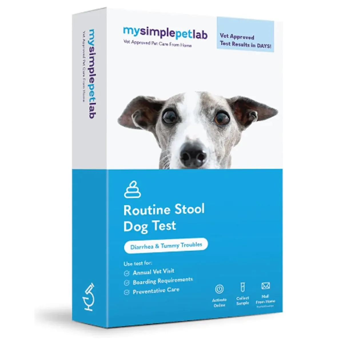 MySimplePetLab Dog Routine Stool Test Kit