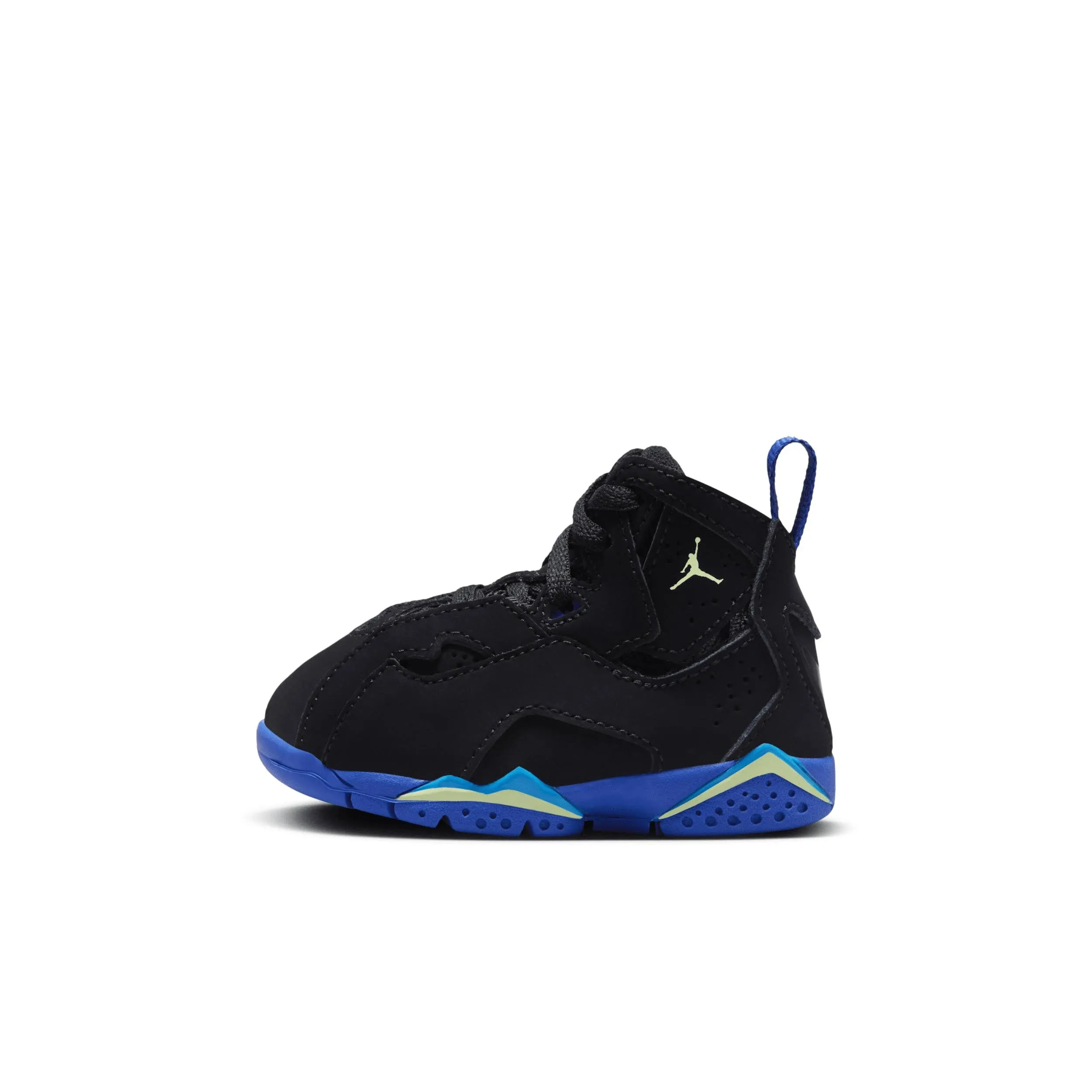 Jordan True Flight Toddler Shoes in Black/Barely Volt/Hyper Royal Size 10 | WSS