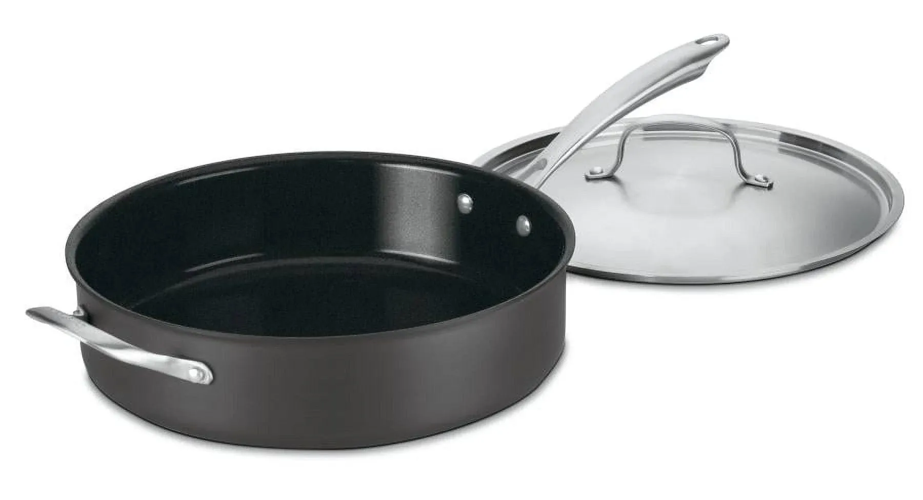 Cuisinart GreenGourmet 5.5 qt Saute Pan with Helper Handle and Cover