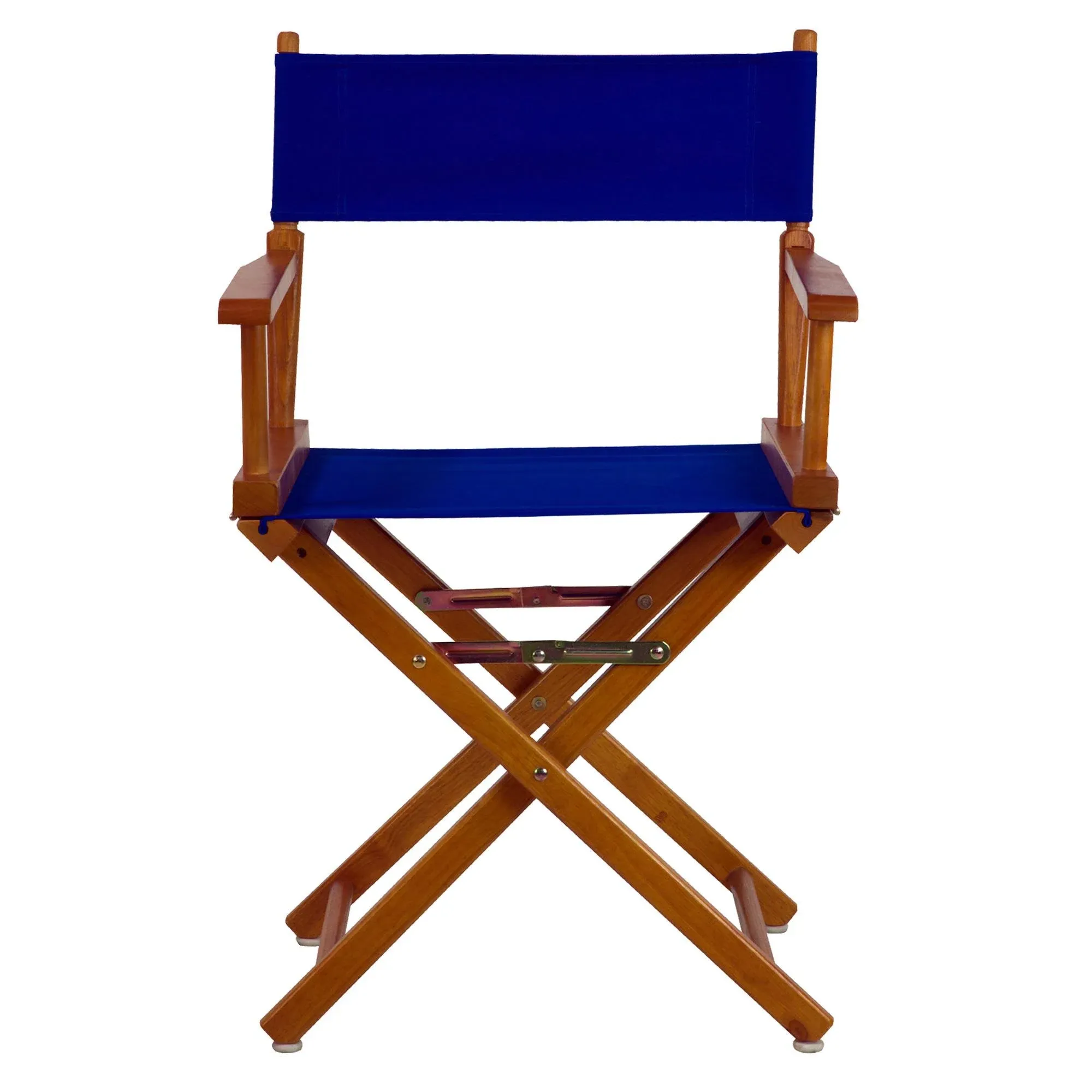 Casual Home 18" Director's Chair Honey Oak Frame-Royal Blue Canvas