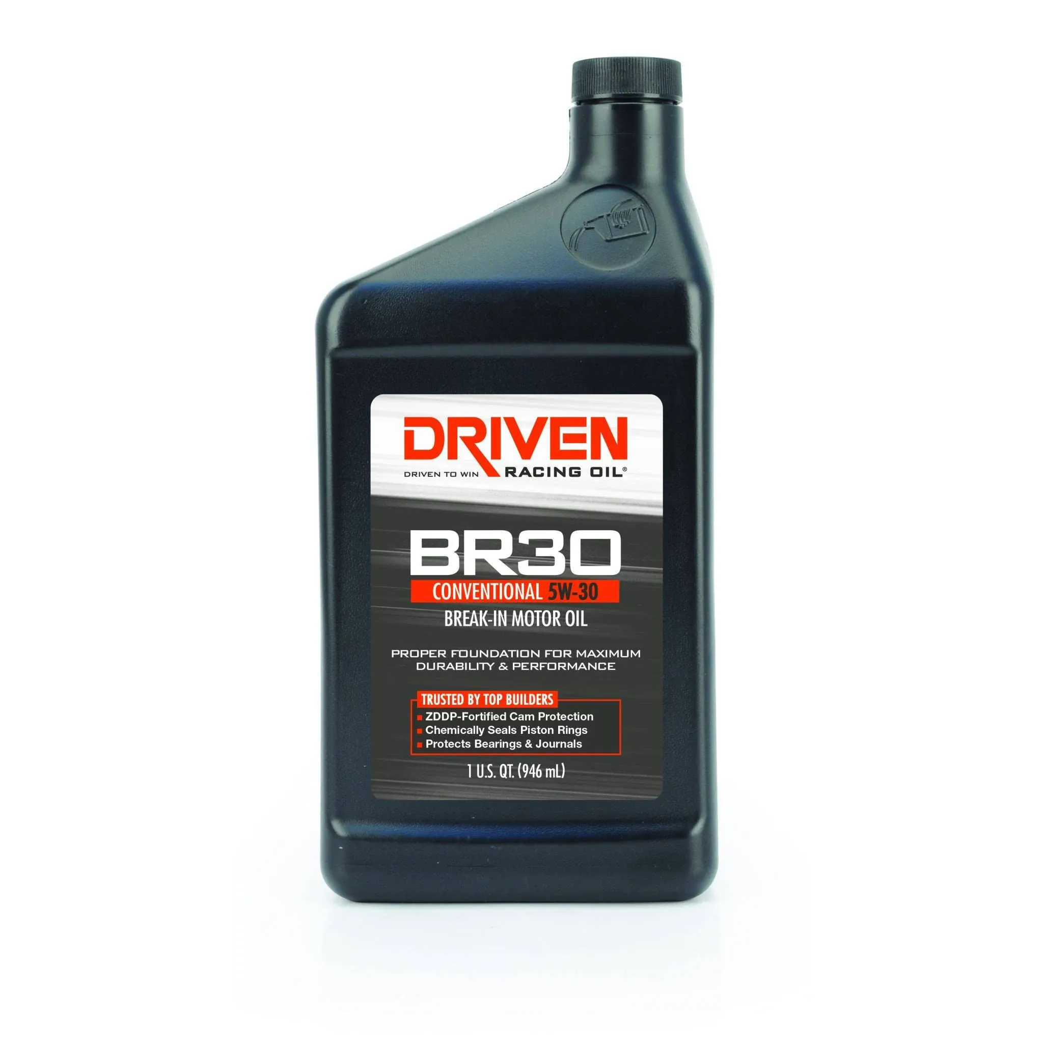 Driven Racing Oil BR30 Conventional Break In Oil 5w-30 Quart Bottle