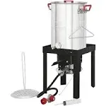 30 qt Aluminum Turkey Fryer Set | Creole Feast TFS3000L