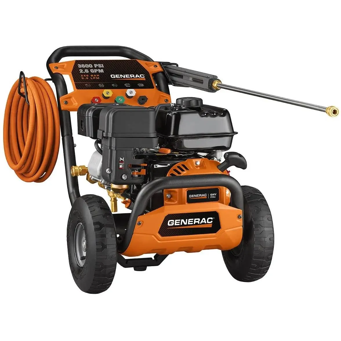 Generac Power Systems 6924 GENERAC POWER SYSTEMS COMMERCIAL 3600 PSI POWER WASHER