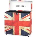 Victrola - Storage Case for Vinyl Turntable Records - Black