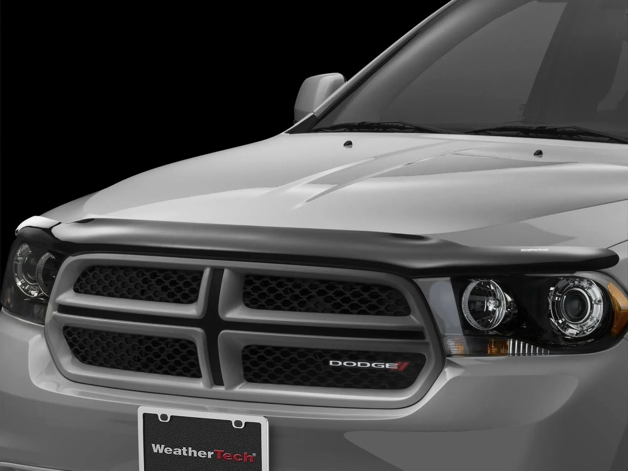 WeatherTech 11+ Dodge Durango Stone and Bug Deflector - Dark Smoke