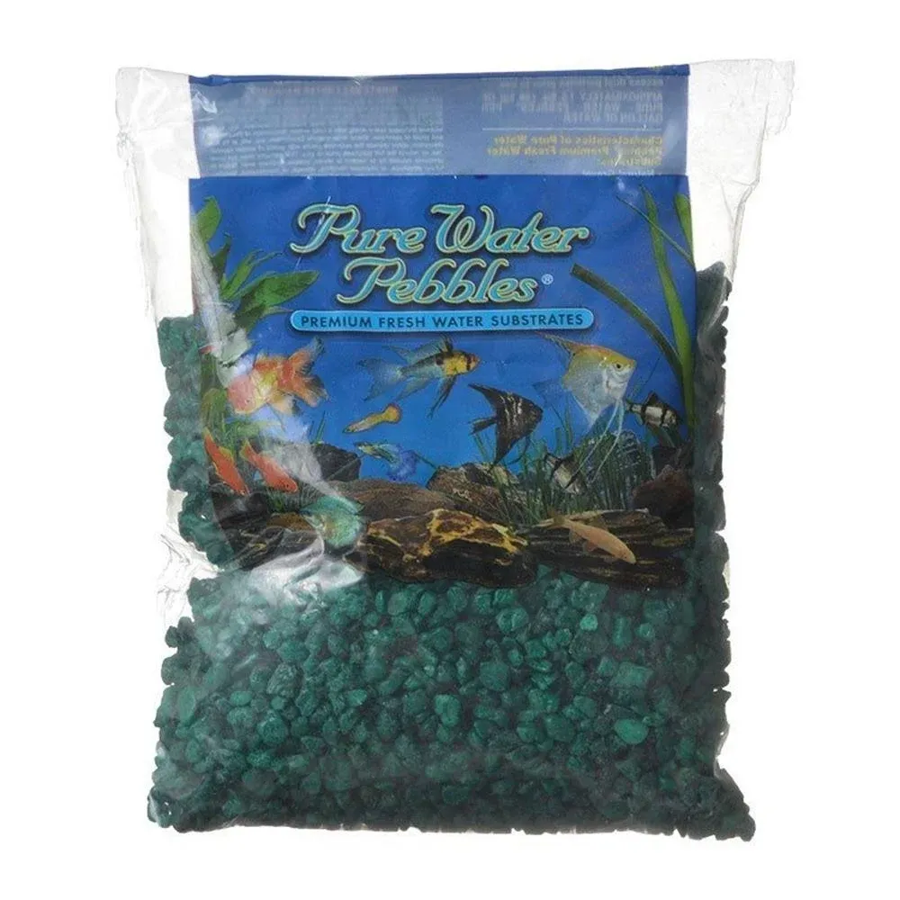 Pure Water Pebbles Aquarium Gravel - Emerald Green - 2 lbs