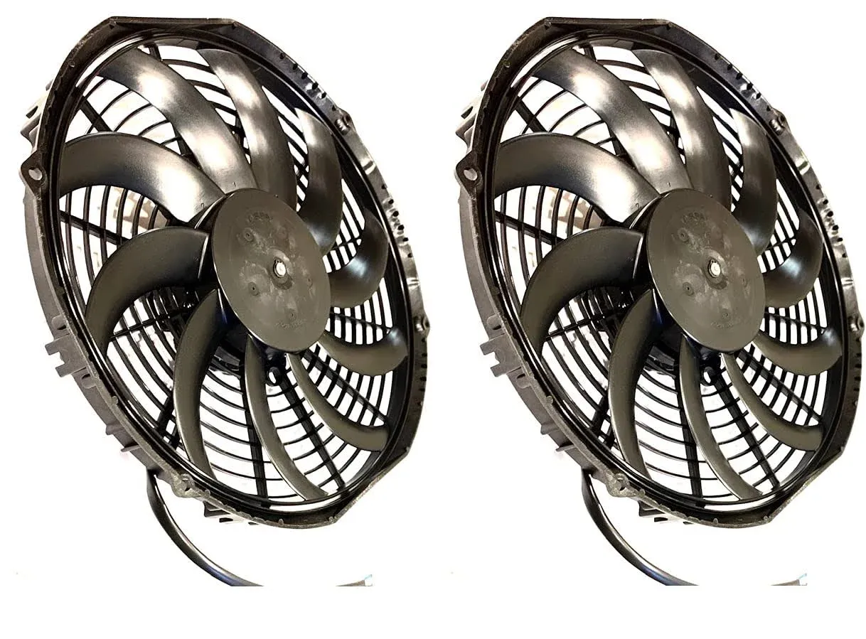 2010 Ford Mustang Shelby GT500 SPAL AFCO Intercooler Fans - 2 #8862 H2  | eBay