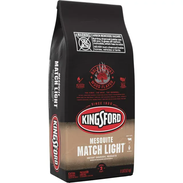 Kingsford Match Light Charcoal Briquets, Mesquite, Instant - 8 lb