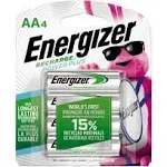 Energizer Rechargeable AA NiMH Batteries