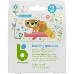 Babyganics Teething Gel Pods 10 Count Single Use Pods (NEW)