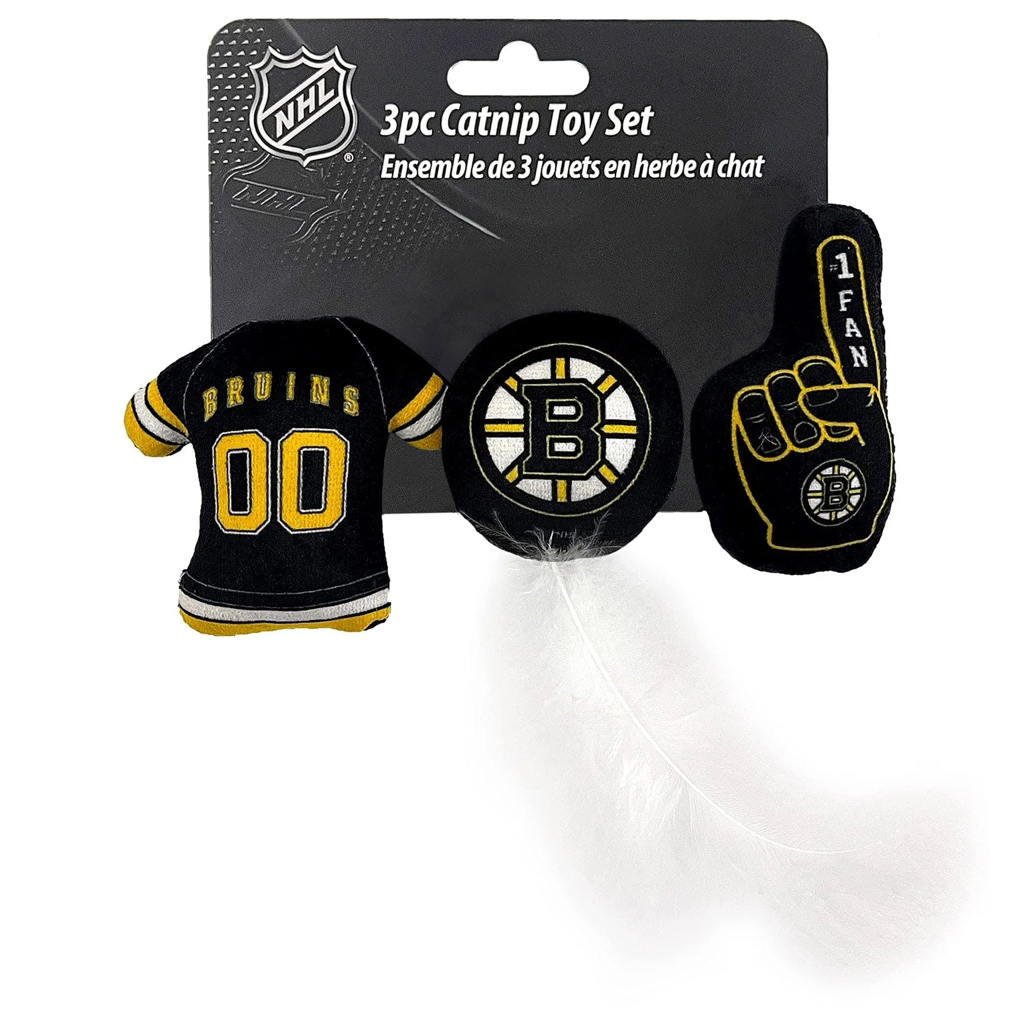 Bruins 3pk Catnip Toy Set