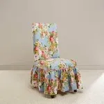  Juliet Slipcover in Long Dining Chair Chambray