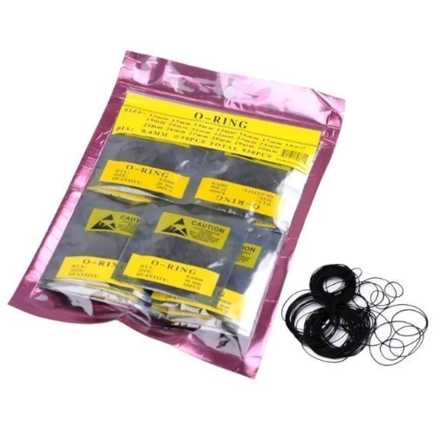 950 Pcs O Ring Watch Back Gasket Rubber Seal Washers Set Gaskets Kit Cover Gap