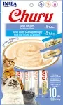 Inaba Lickable Cat Treat - Churu Tuna Variety Pack 10 Count