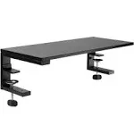 VIVO Black 22" Clamp-on Desk Extension Shelf