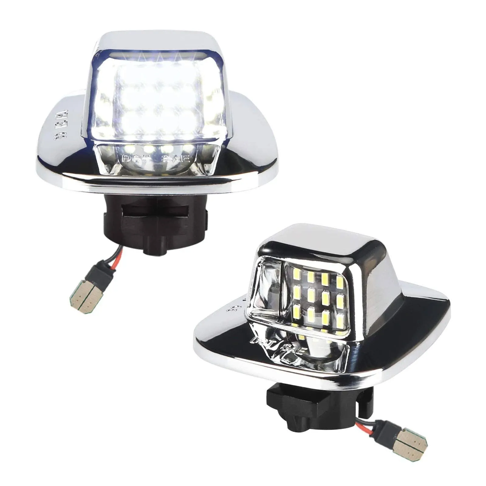 LED License Plate Light Lamp Assembly Compatible with 1988-1999 Chevy C1500 K...