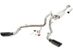 Rough Country 96006 Dual Cat-Back Exhaust System w/ Black Tips (15-20 F-150)