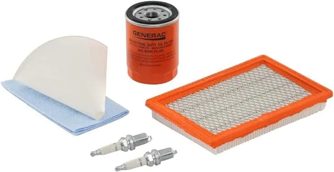 Generac 6484 Maintenance Kit for 12-18 kW Standby Generators - Compatible with 760cc-990cc Engines - Complete, Reliable Hardware for Optimal Performance to Keep Your Generator Running Smoothly, small, Multicolor