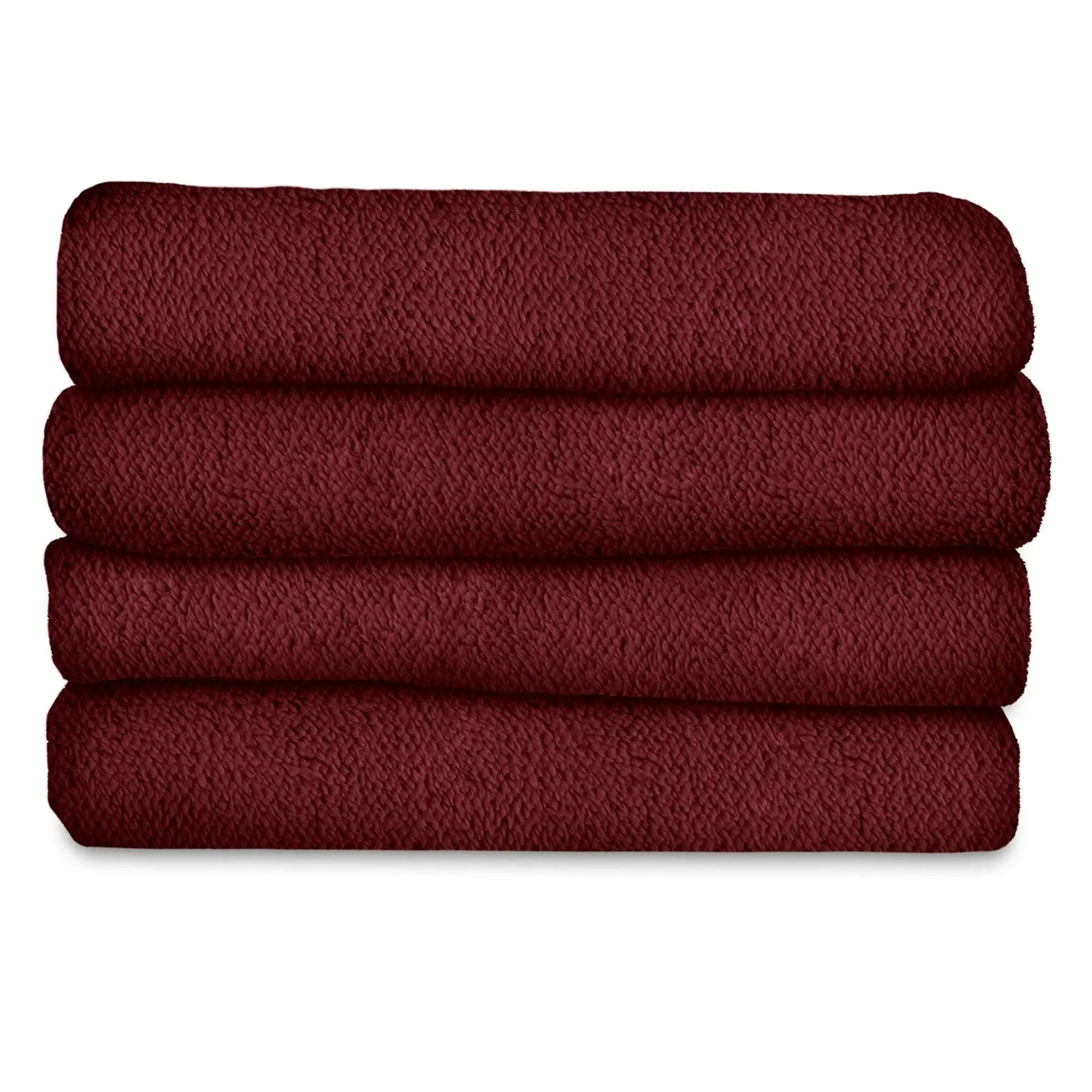 Sunbeam LoftTec Ultra Soft Electric Heated Blanket Queen Size Garnet