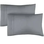 CGK Linens 2 Pillowcase Set New Colors King / Steel Blue