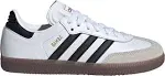 Adidas Kids' Samba Indoor Soccer Shoes, Size 1.5, White