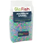 GloFish Aquarium Gravel, Pink/Green/Blue, 5-lb