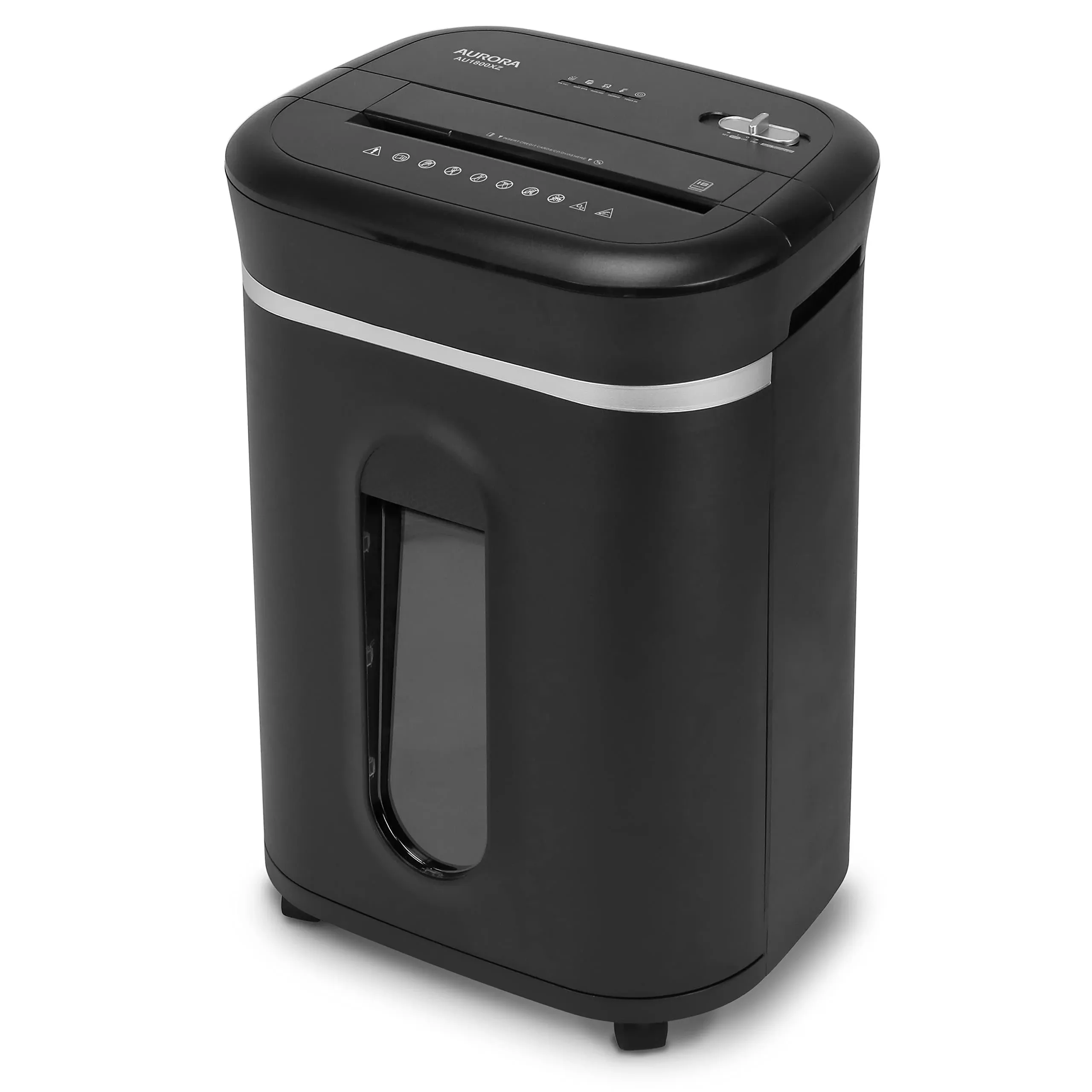 Aurora AU1800XZ Anti-Jam 18-Sheet Crosscut Paper/ CD and Credit Card Shredder/ 6-gallon pullout basket 30 Minutes Continuous Run Time