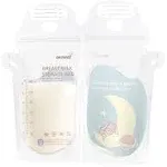 GROWNSY Breastmilk Storage Bag,6oz Temp-Sensing Discoloration Milk Storing Bag for Breastfeeding,BPA-Free Leak-Proof Self-Standing Breast Milk Bag for Refrigeration & Freezing,Newborn Essentials,60PCS