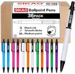 Black Pens Bulk, Box of 60 Pack Black Ink Pens Ballpoint Smooth Writing Pens No 