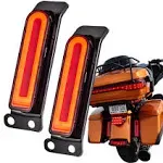 Eagle Lights Halos Saddlebag LED Filler Lights with Running, Brake Light and Turn Signal for Harley Davidson Motorcycles