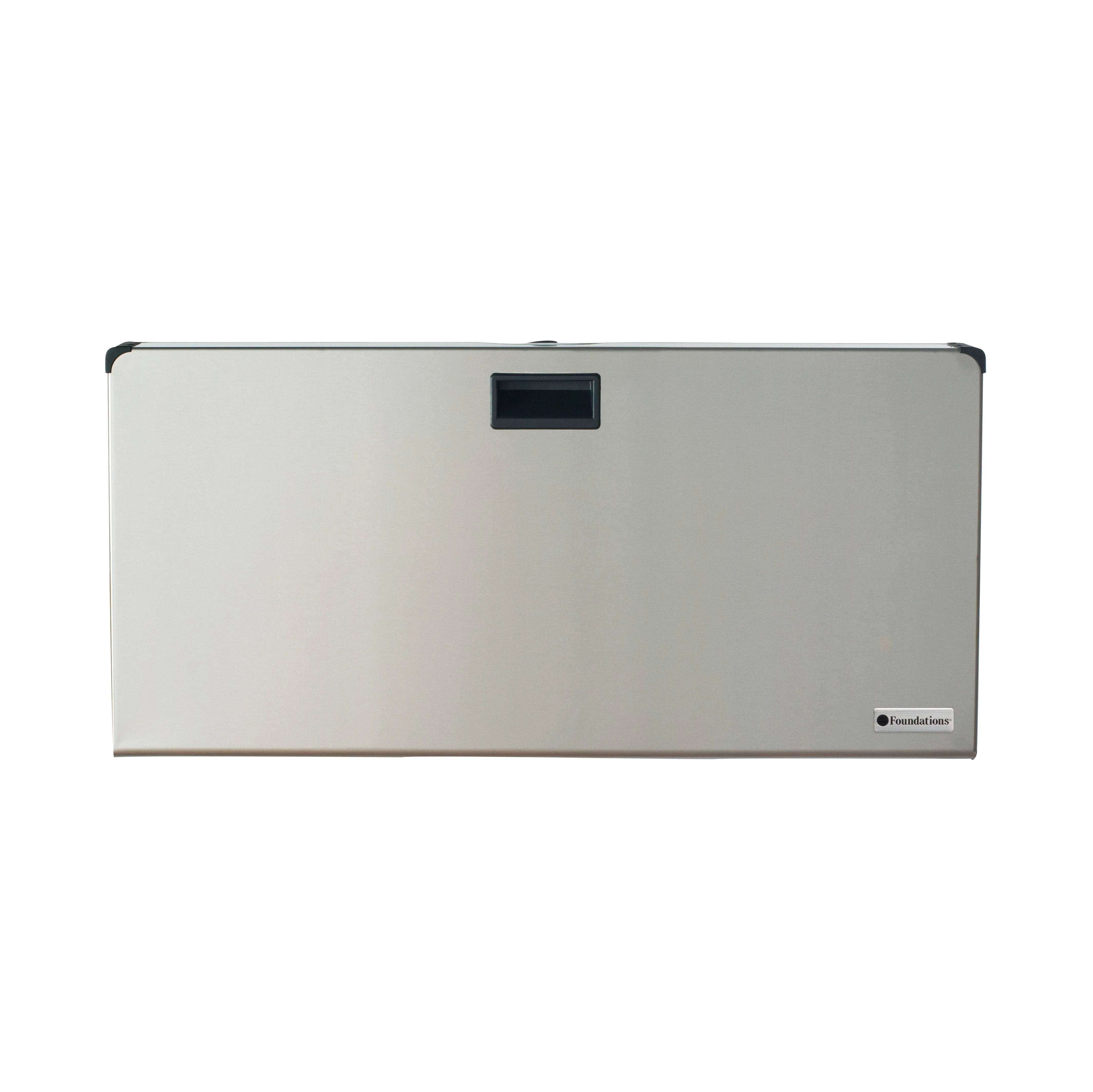 Foundations Stainless Steel Frameless Horizontal Baby diaper Changing Station Surface Mount 5410339